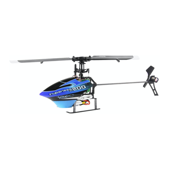 XciteRC Flybarless 3D 200 Bedienungsanleitung