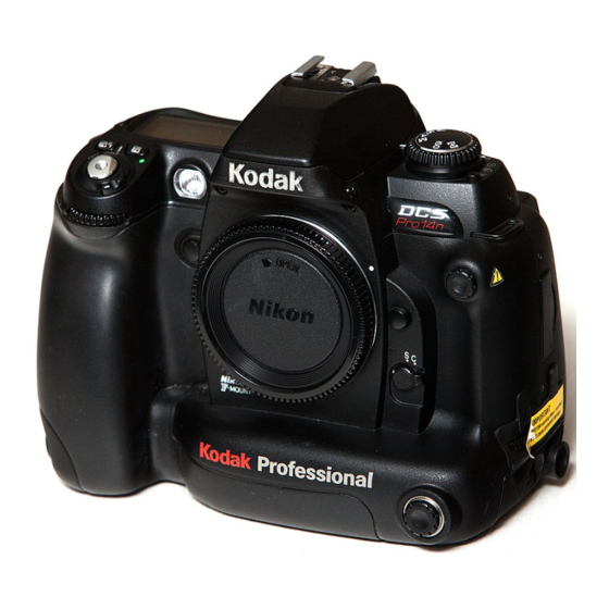 Kodak PROFESSIONAL DCS Pro 14n Handbücher