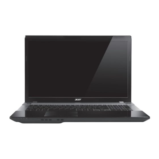 Acer Aspire V3 Kurzanleitung