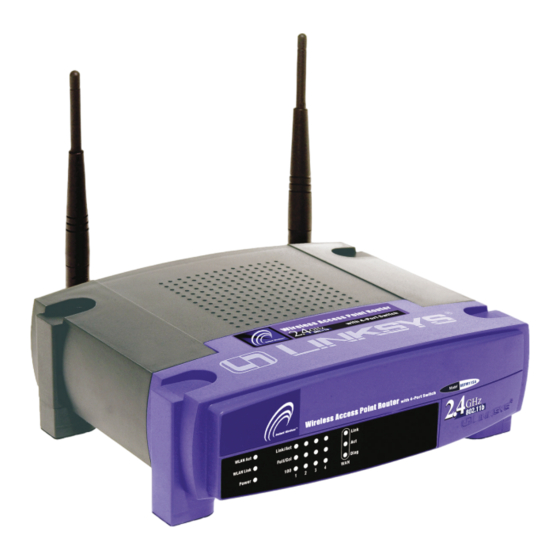 Linksys BEFW11S4 Schnellinstallationsanleitung