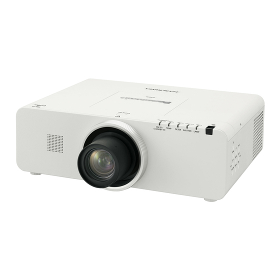 Panasonic PT-EZ570E Bedienungsanleitung, Funktionsanleitung