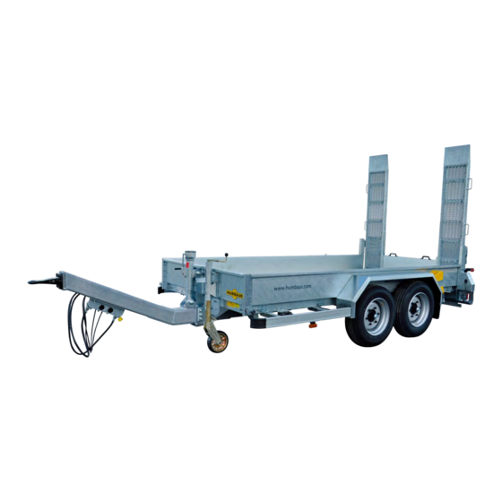 Humbaur Tieflader HS GG 8,9 t Betriebsanleitung