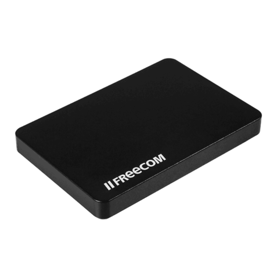 Freecom MOBILE HARD DRIVE Benutzerhandbuch