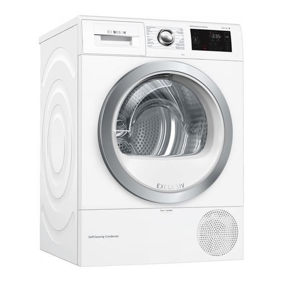 Bosch WTU879MFG Gebrauchs- Und Aufstellanleitung