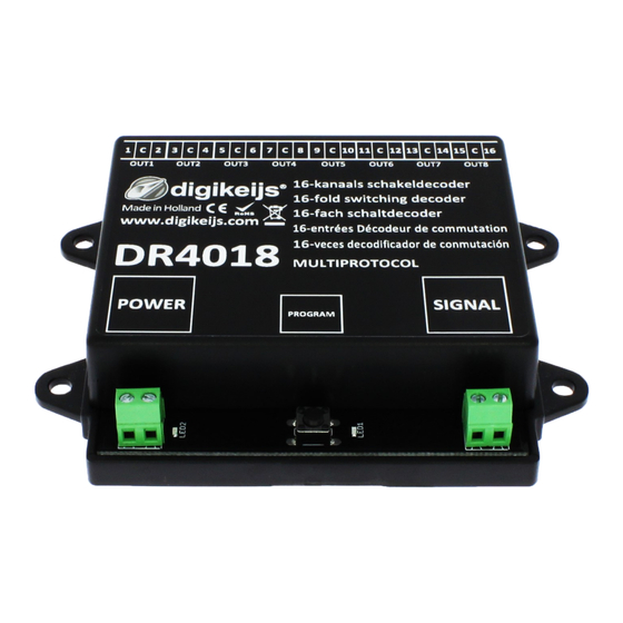 Digikeijs DR4018 Bedienungsanleitung