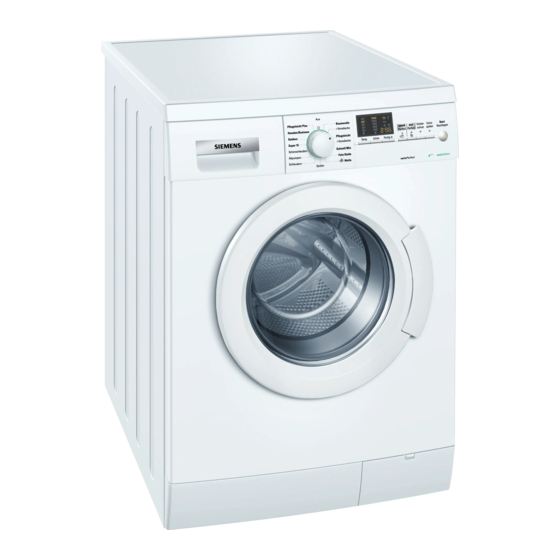 Siemens WM14E4ED series Gebrauchsanleitung