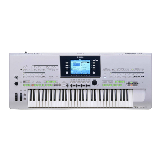 Yamaha Tyros 3 Betriebssystem Installationsanleitung