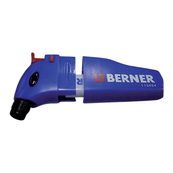 Berner Blue Fire Lighter Installation