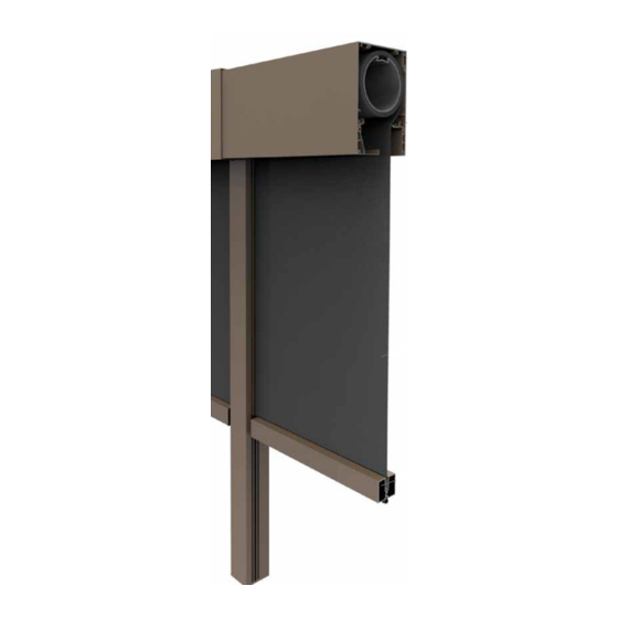 Renson Fixscreen Minimal Curtain wall 50 Montageanleitung