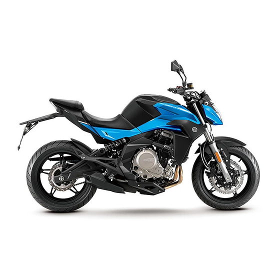 CF MOTO 650NK Bedienungsanleitung