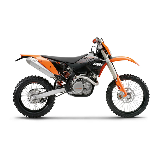 KTM 450 EXC USA 2009 Bedienungsanleitung