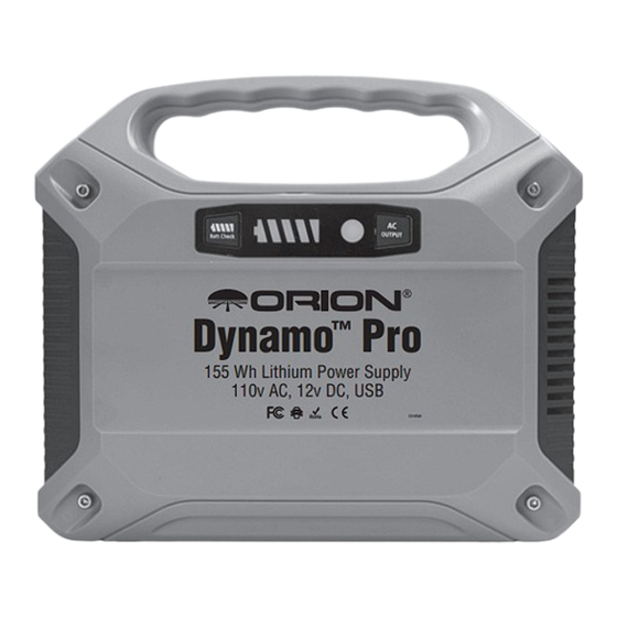 Orion Dynamo Pro 155Wh Bedienungsanleitung
