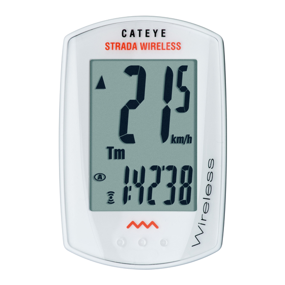 Cateye STRADA WIRELESS Anleitung