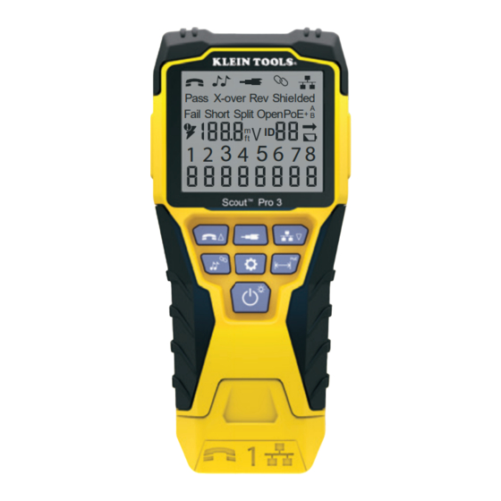 Klein Tools VDV Scout Pro 3 Gebrauchsanleitung