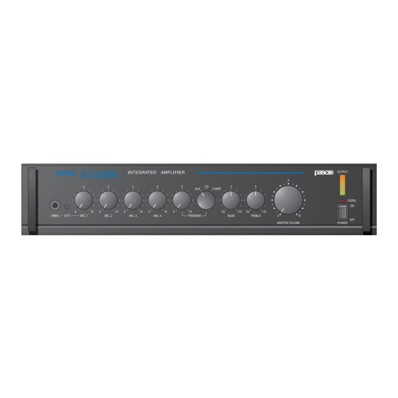 Paso AX3303 Gebrauchsanleitung