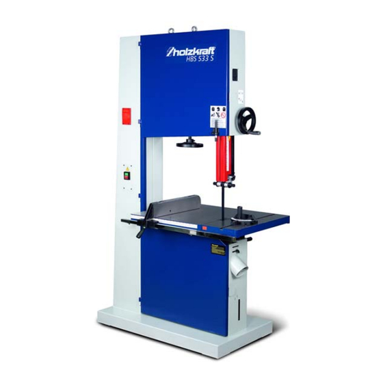 Holzkraft HBS S Serie Betriebsanleitung