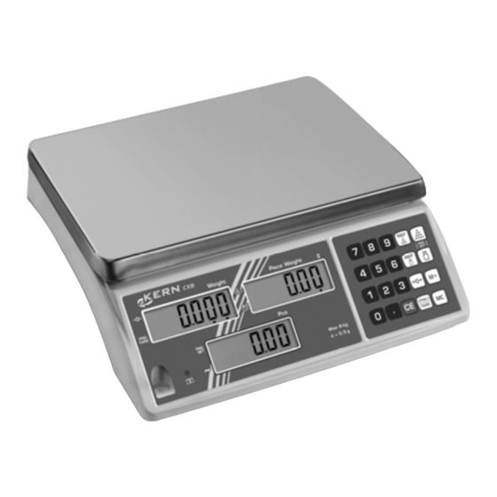 KERN CXB-Serie Betriebsanleitung