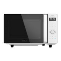 Cecotec GRANDHEAT 2500 FLATBED TOUCH WHITE Bedienungsanleitung