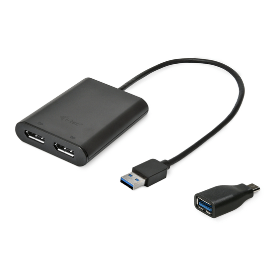 i-tec U3DUAL4KDP Gebrauchsanweisung