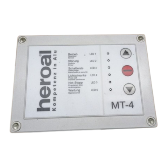 Heroal MT-4 Betriebs- Und Montageanleitung
