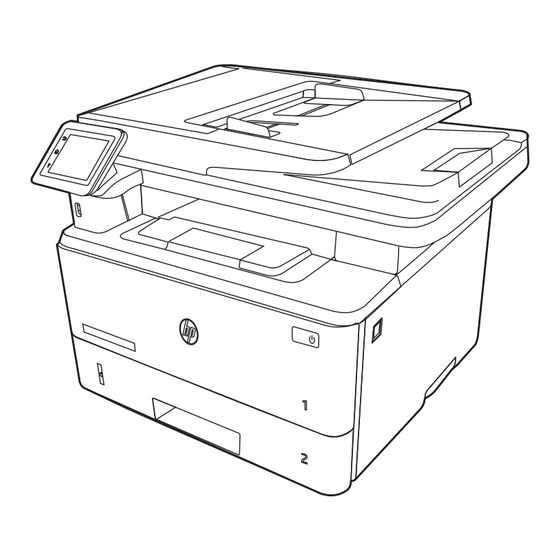 HP LaserJet Pro MFP 4102 Serie Benutzerhandbuch