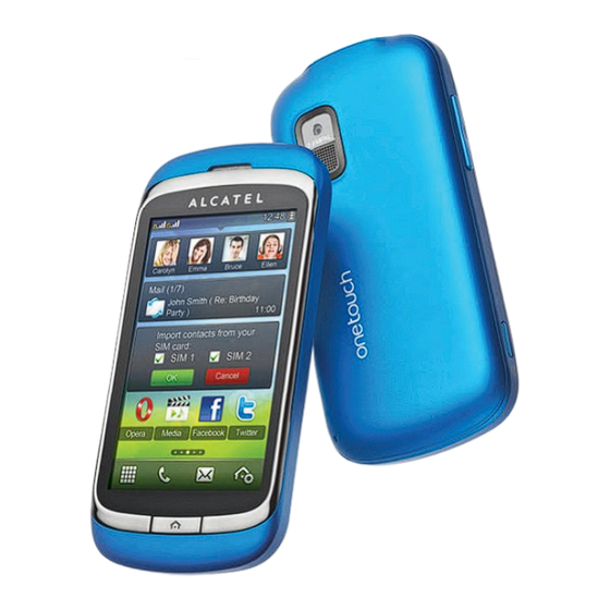 Alcatel one touch 818 Benutzerhandbuch