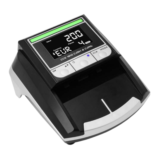 CashConcepts CCE 1810 Cash & Card Handbuch
