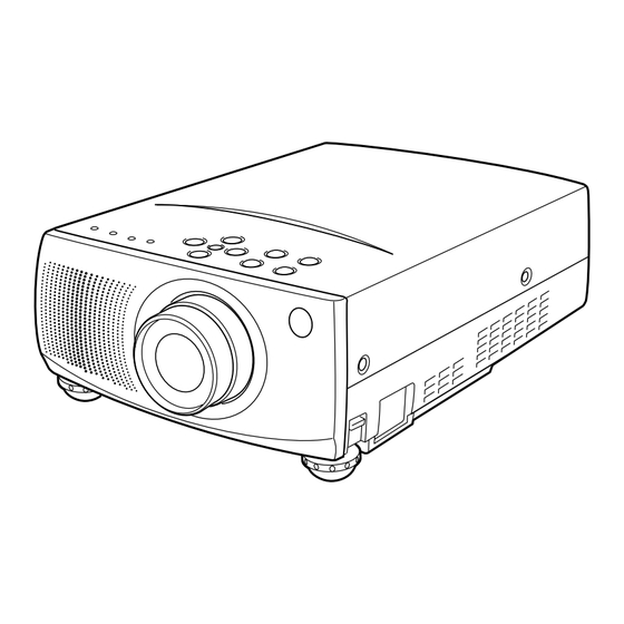 Sanyo PLC-XW10 Bedienungsanleitung