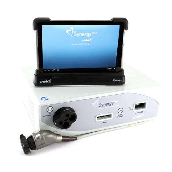 Arthrex Synergy HD3 Bedienungsanleitung