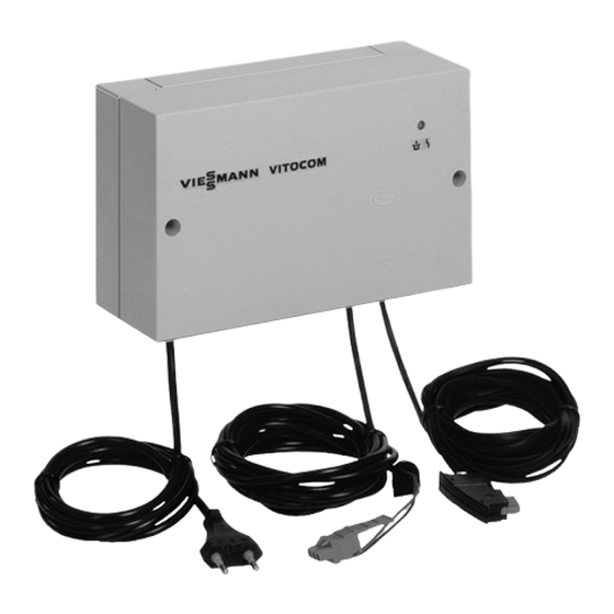 Viessmann Vitocom 100 Typ FA1 Montageanleitung