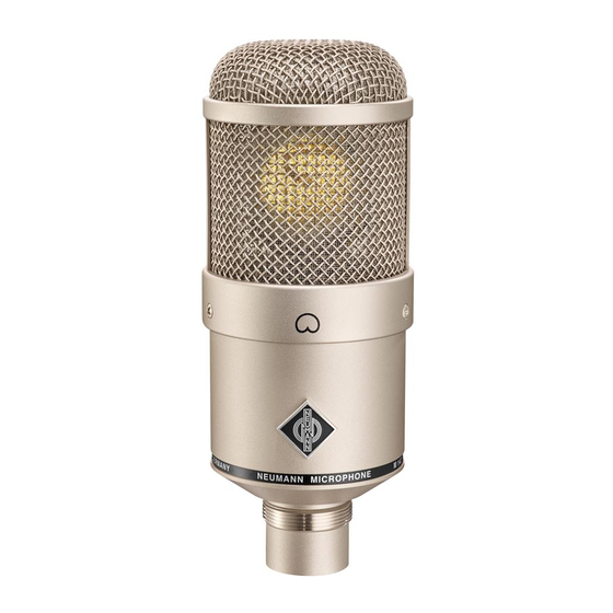Neumann.Berlin M 147 Tube Bedienungsanleitung