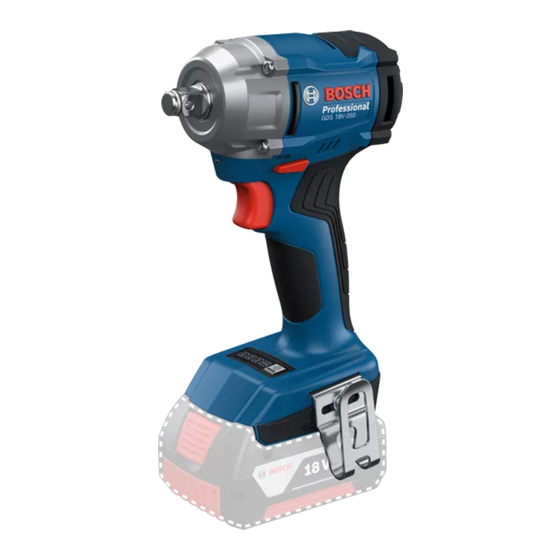 Bosch Professional GDS 18V-350 Originalbetriebsanleitung