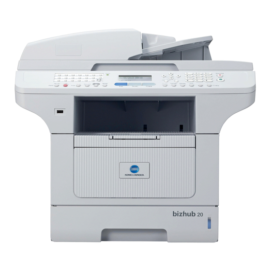 Konica Minolta bizhub 20 Benutzerhandbuch