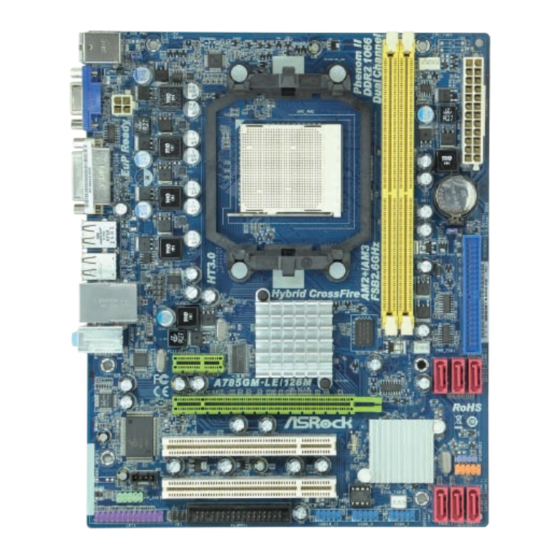 ASROCK A785GM-LE/128M Handbuch