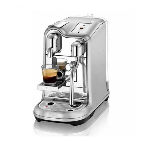 Sage NESPRESSO CREATISTA PRO Bedienungsanleitung