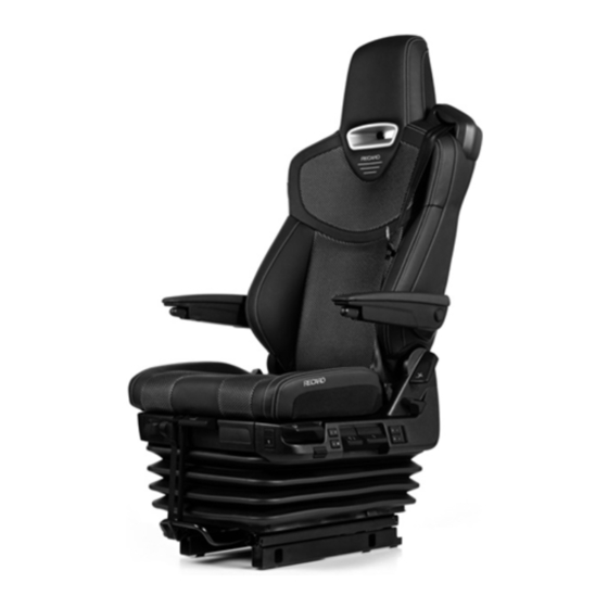 RECARO C 6000 Bedienungsanleitung
