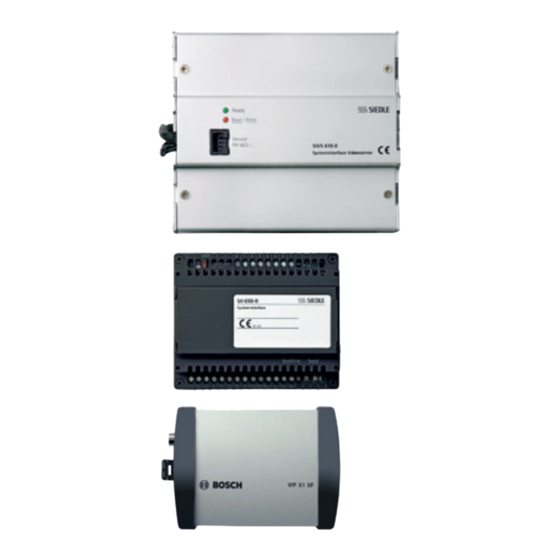 SSS Siedle DCIP 650-01 Handbuch