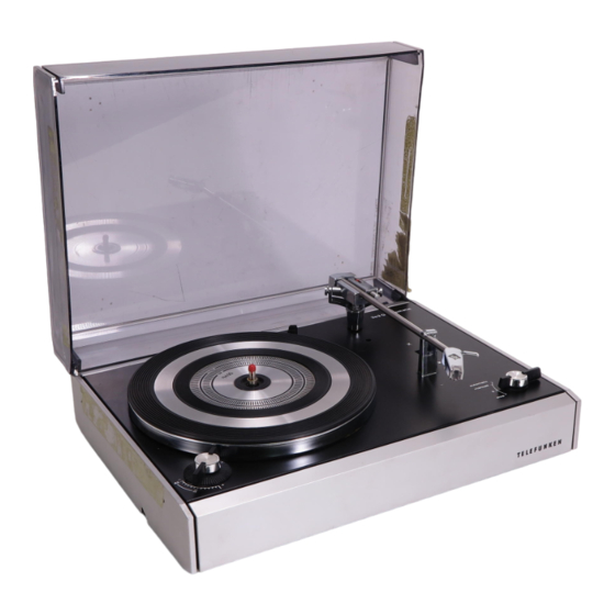 Telefunken 303 G automatic Bedienungsanleitung