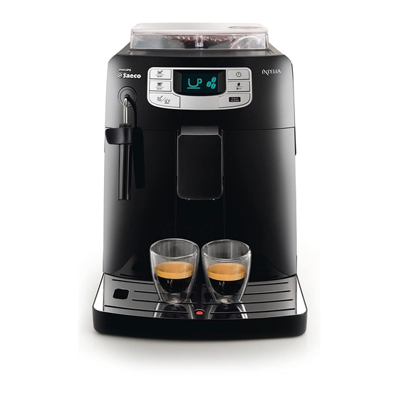 Philips Saeco Intelia HD8751 Bedienungsanleitung