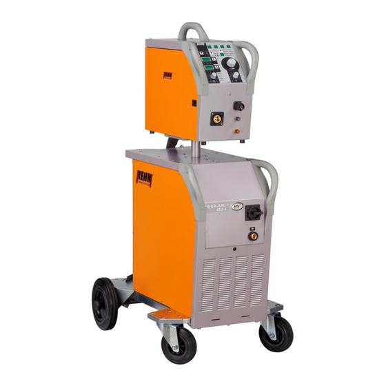 REHM MEGA.ARC2 250 Betriebsanleitung