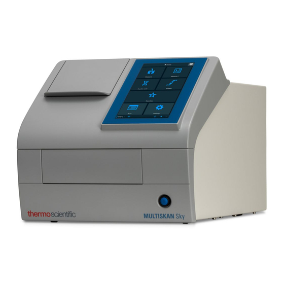 Thermo Scientific Multiskan Sky Benutzerhandbuch