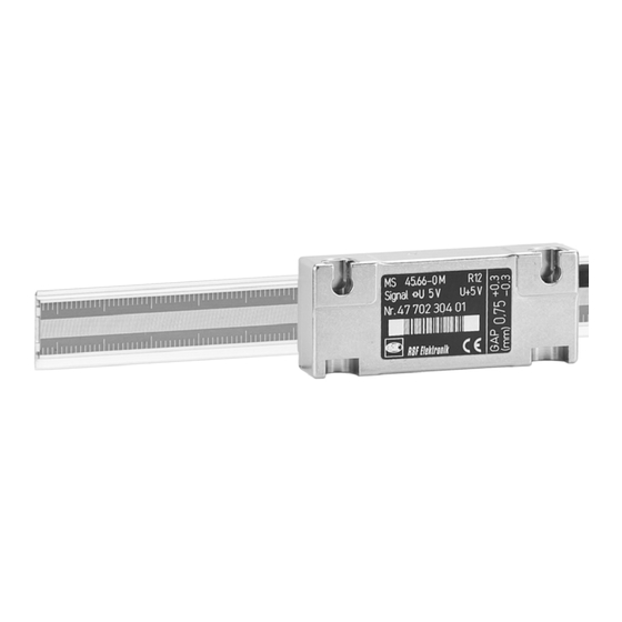RSF Elektronik MS 40 VERSION MP Montageanleitung