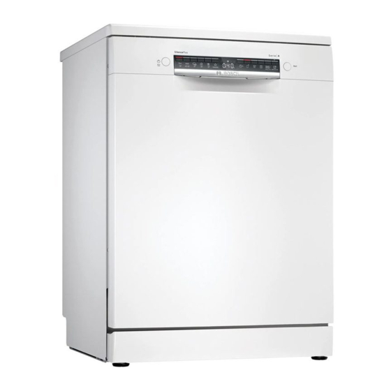 Bosch SMS4HMW06E Gebrauchsanleitung