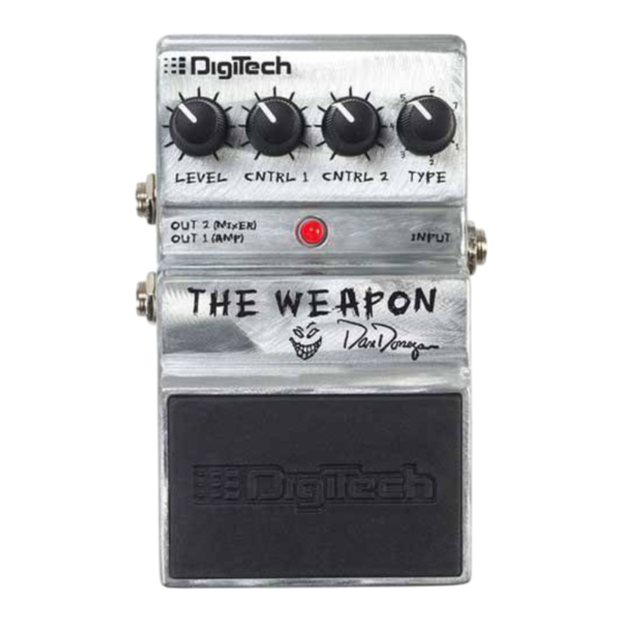 DigiTech THE WEAPON Benutzerhandbuch