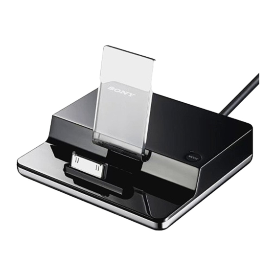 Sony TDM-iP1 Bedienungsanleitung