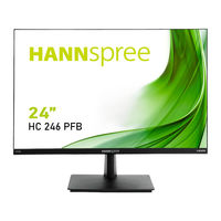 HANNspree HC246PFB Bedienungsanleitung