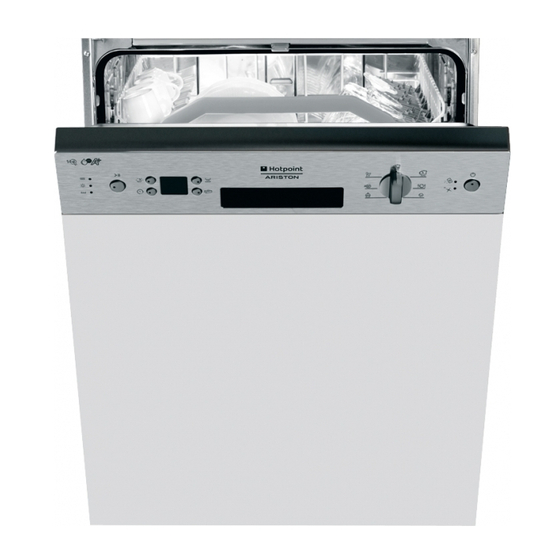 Hotpoint Ariston PFK 724 Bedienungsanleitung