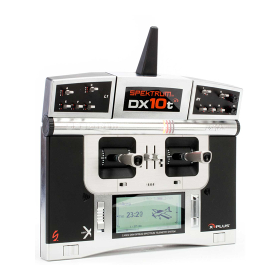 Spektrum DX10T Anleitung