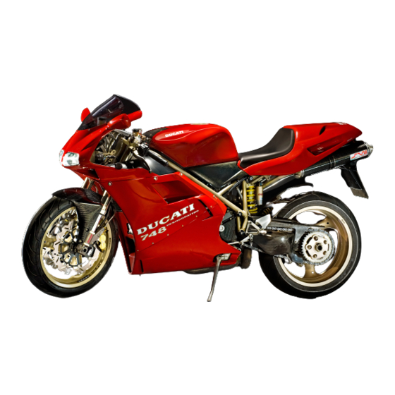 Ducati 748 Anleitung- Und Instandhaltungsheft