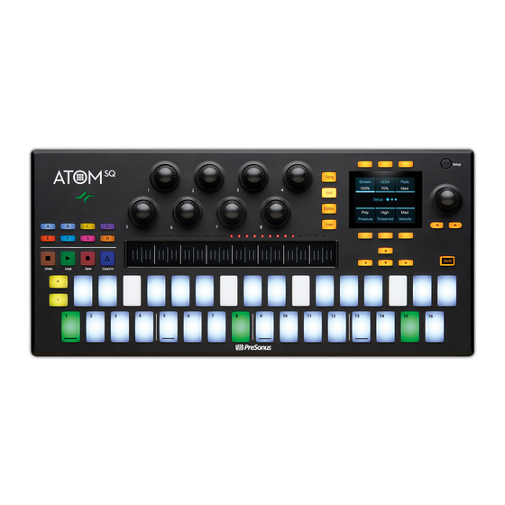 PRESONUS ATOM SQ Bedienungsanleitung